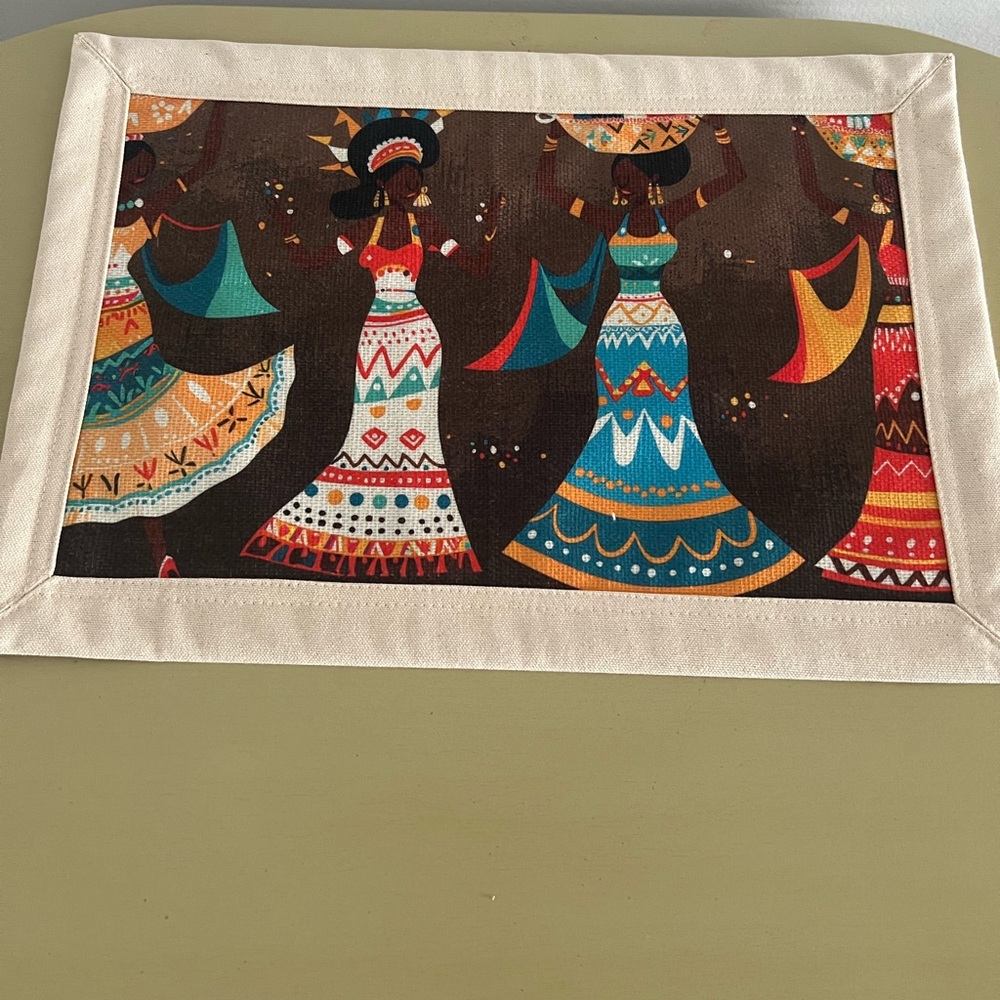 Custom made Colorful African Tribal Mat 3 for $50 any style
